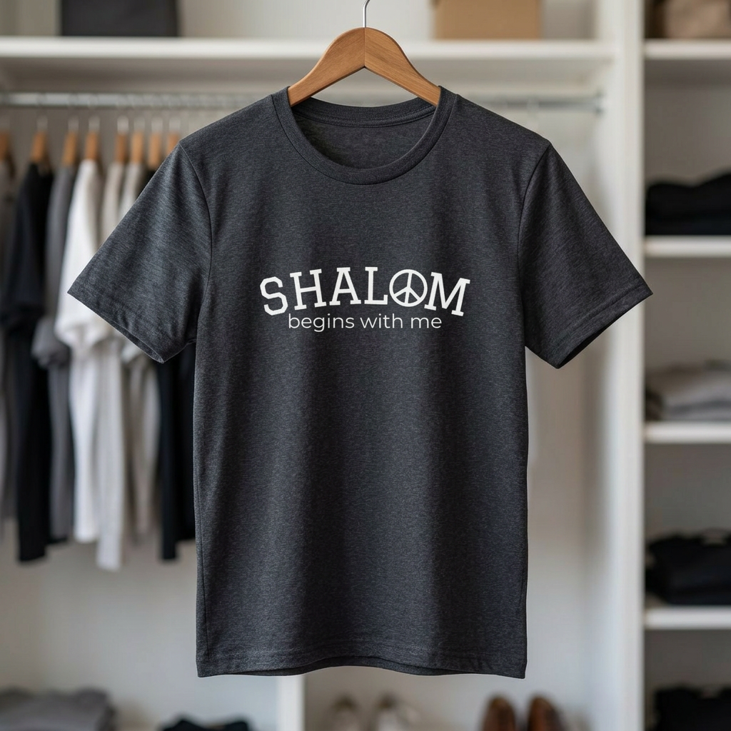Shalom begins with me tee