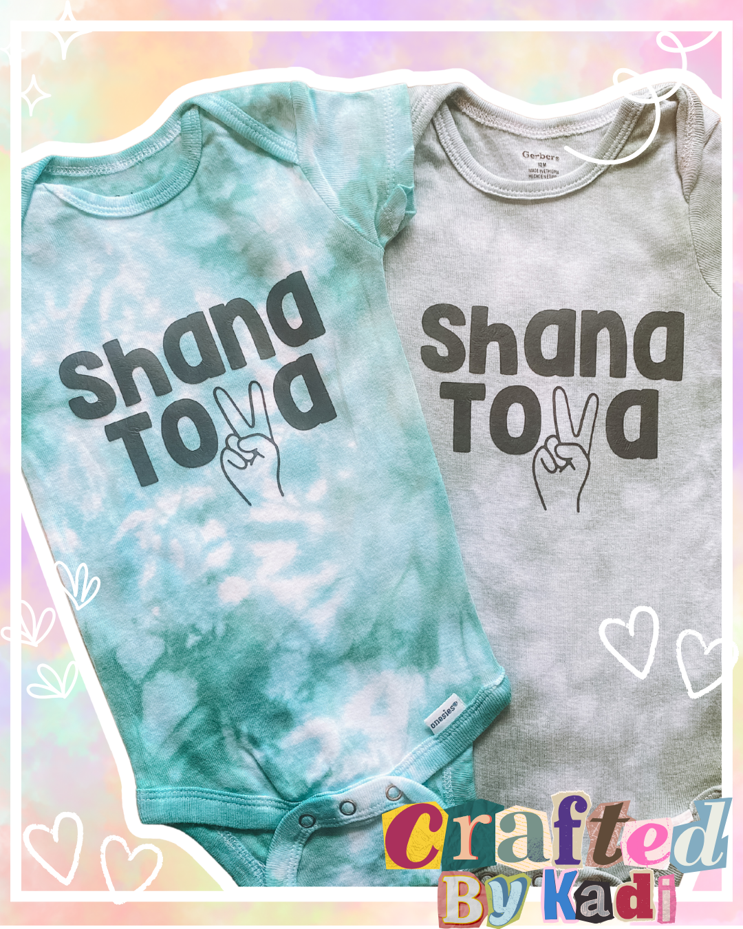 Rosh Hashanah Shana Tovah Tie-dye Tee/Baby Onesie/Sweatshirt