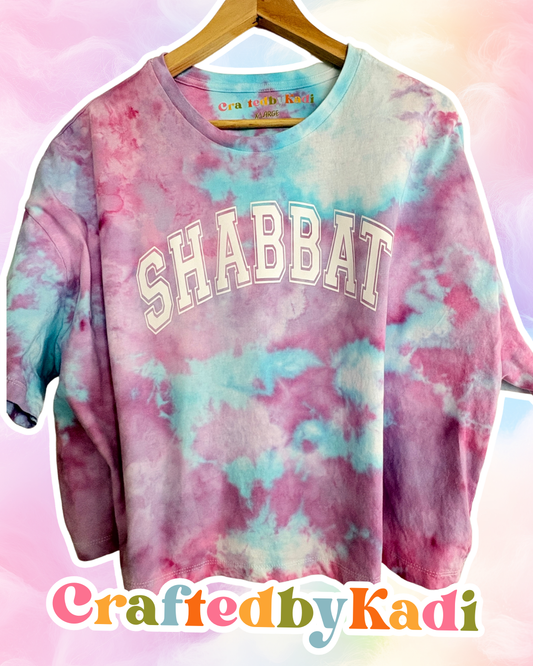 SHABBAT Cotton Candy Tie-Dye Shirt