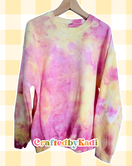 Pink Lemonade Ice Dye Sweatshirt