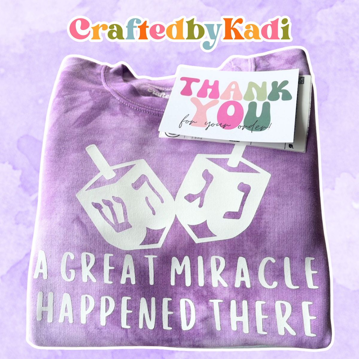 A great miracle happened there Tie Dye Sweatshirt