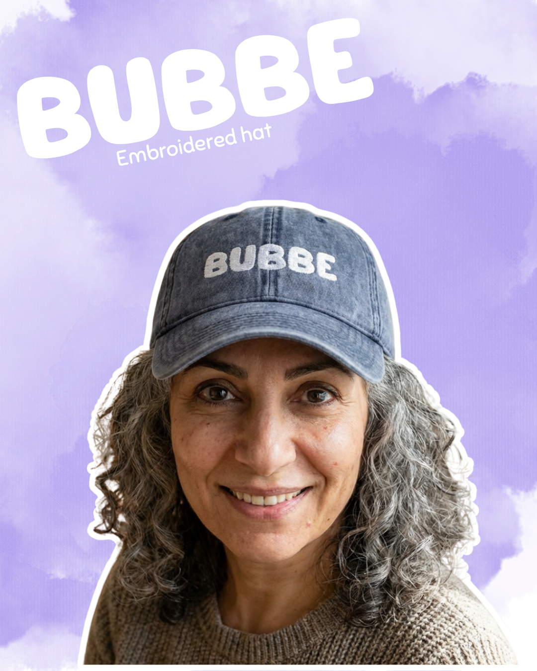 Bubbe Embroidered hat