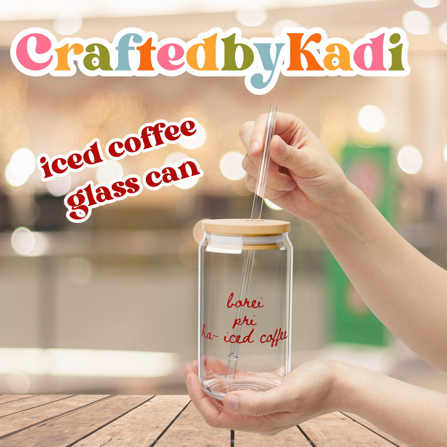 Borei Pri ha iced coffee cup