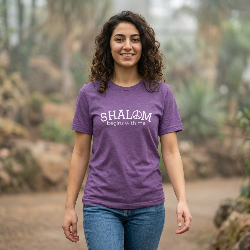 Shalom begins with me tee