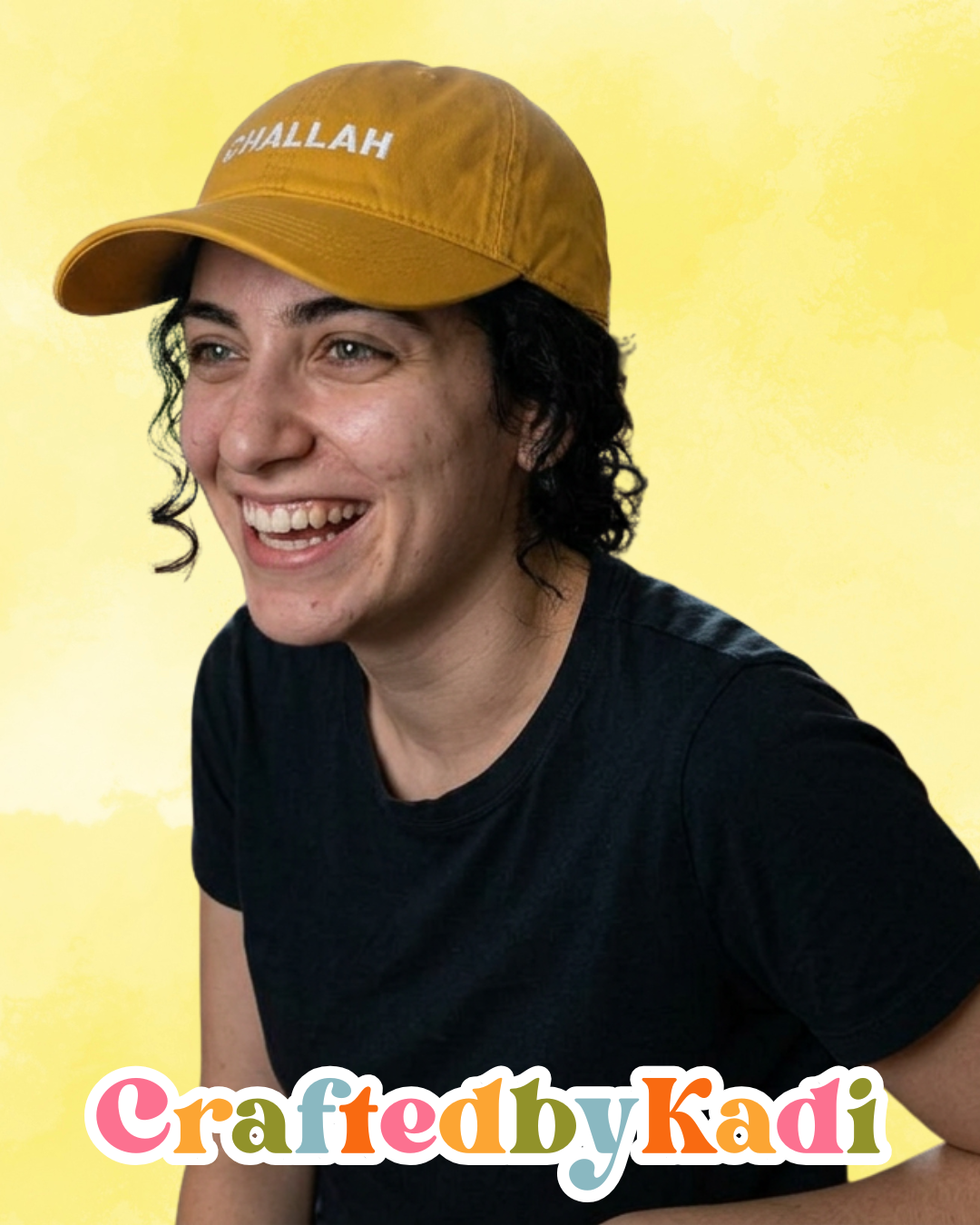 Challah Embroidered Hat