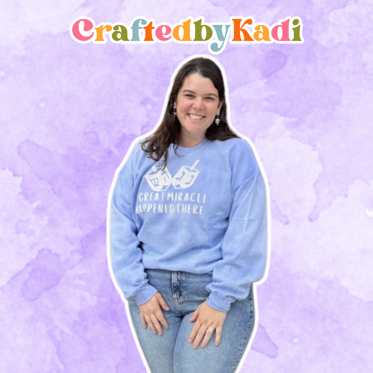 A great miracle happened there Tie Dye Sweatshirt