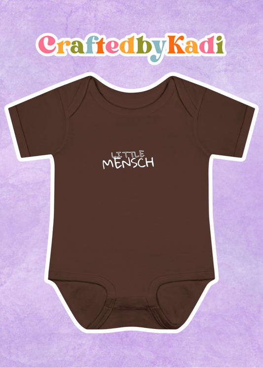 Little Mensch Baby Onesie