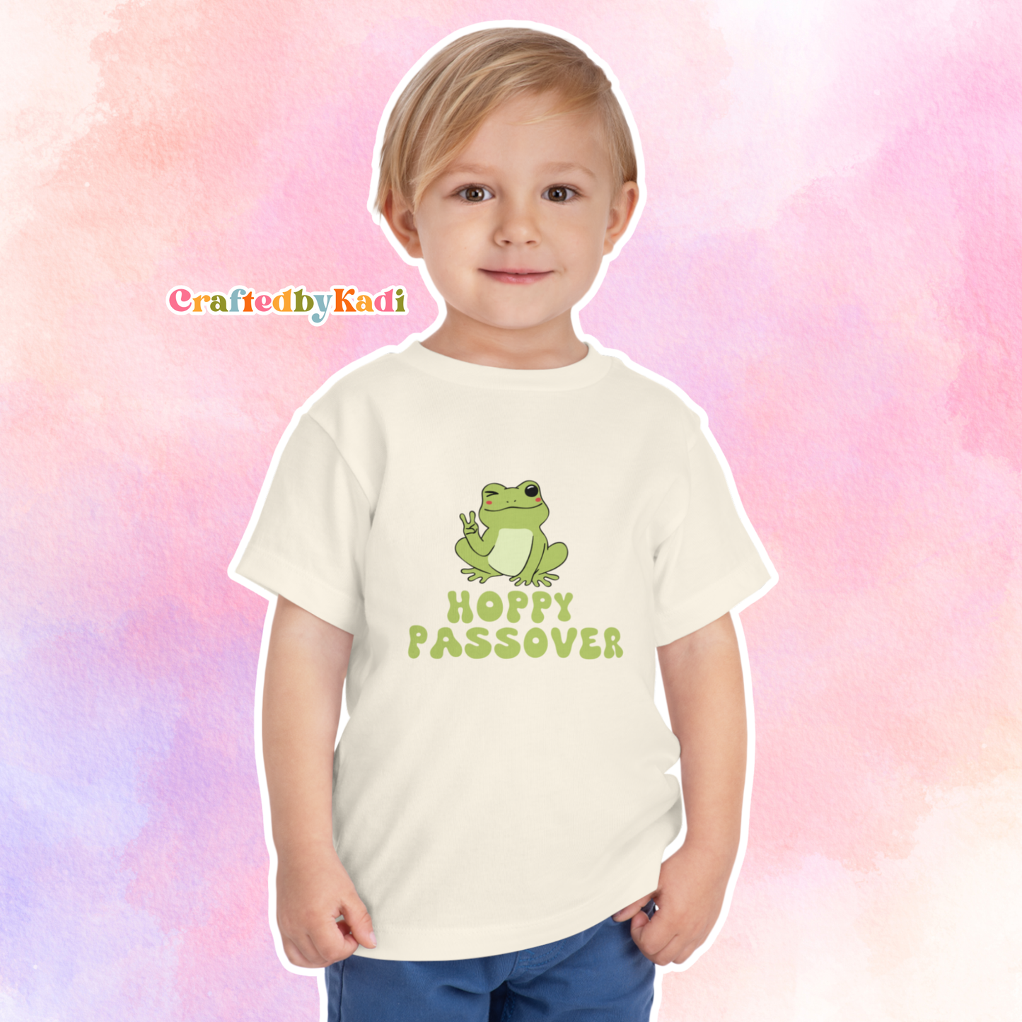Hoppy Passover Toddler Tee